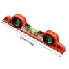 Magnetic Angle Finder Protractor Bubble Spirit Levels Aluminum Alloy Thickened Strong Magnetic Torpedo Ruler Angle Locator Tool