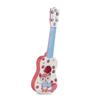 Kids Guitar Toy Plastic Cartoon Pattern Educational 4 String Playable Ukulele Toy for Boys Girls Strawberry Fox Pattern