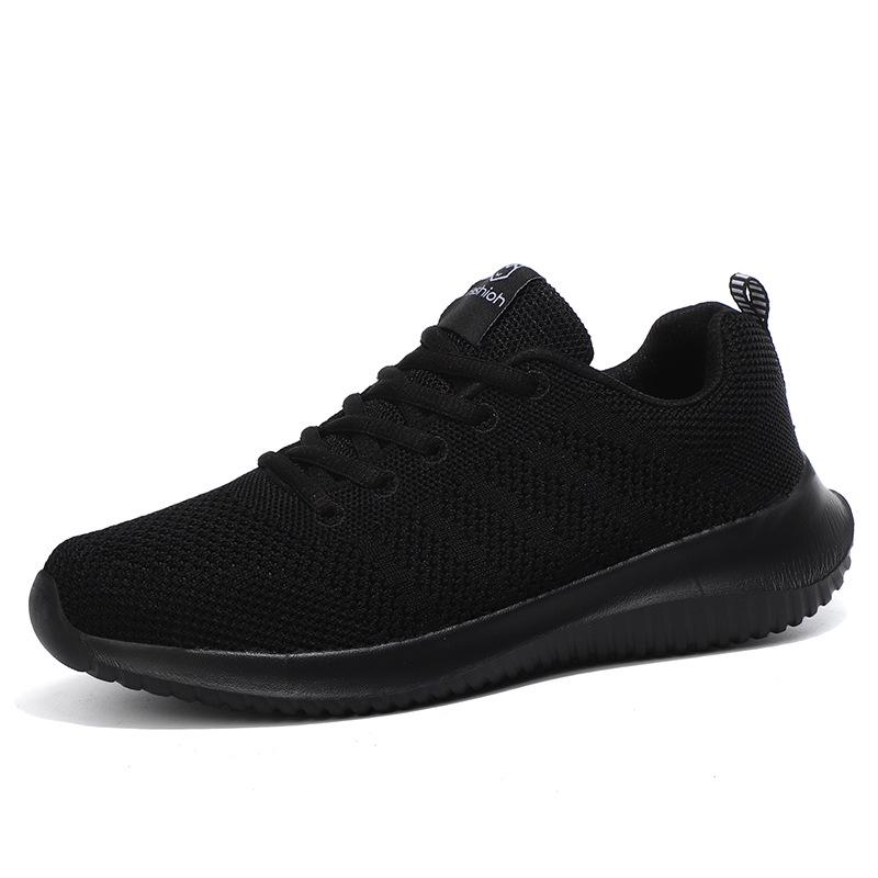Autumn fly-woven women's shoes versatile sports casual shoes lace-up student shoes women's shoe size
