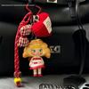 Cute Doll Head Keychain - Cartoon Heart Girl Bag Charm Pendant Gift
