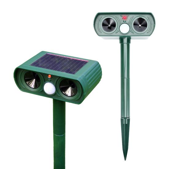 

Ультразвуковой отпугиватель крыс на солнечной батарее с широким охватом 110 градусов, водонепроницаемый датчик движения IP44, солнечный