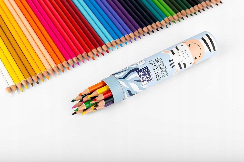 Olo durable pencils in a tube, 12 colors