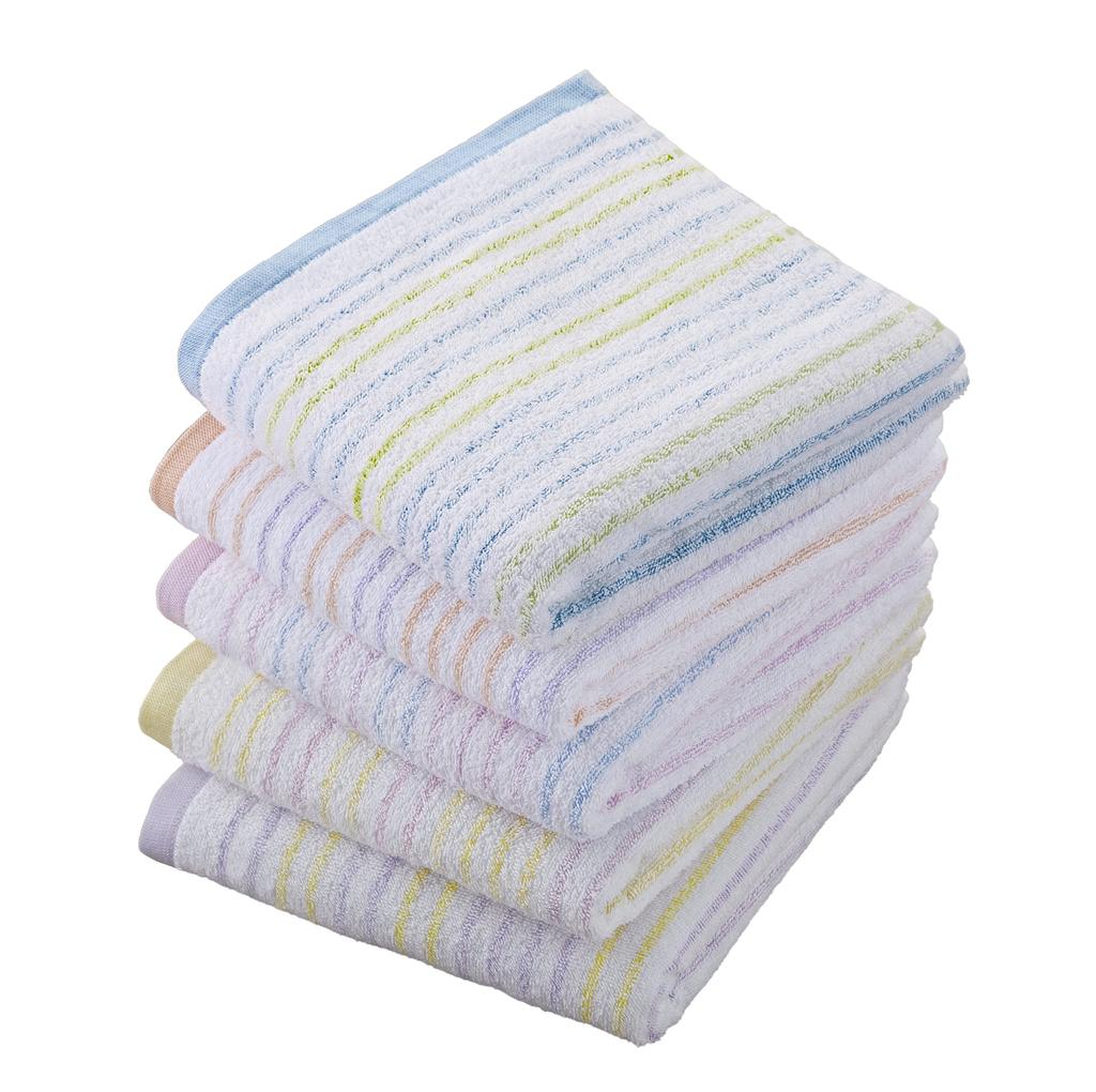 Kosugizen Mini Bath Value Pack 5 1 Piece 50 x 100 Small Size Bath Great Set of Towels, Border, Colors, Each, cm, Towels, Value, 5, ST-420-5