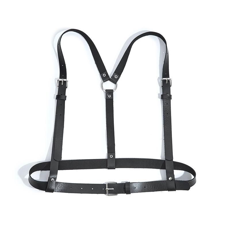 

Готический панк ремни из искусственной кожи поясной ремень нагрудный ремень слинг ремень для тела