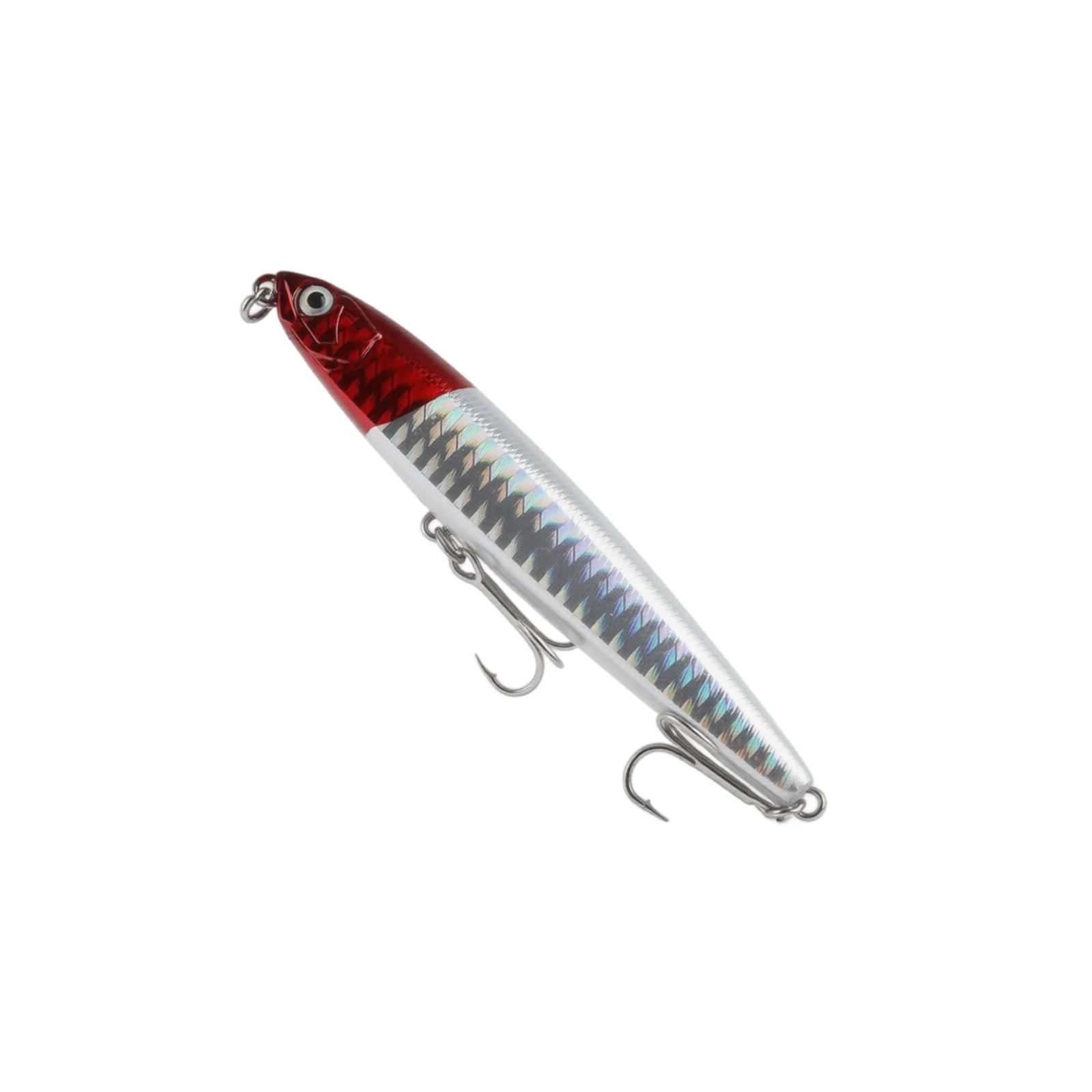 

Long Distance Casting Sinking Pencil Lure with Enhanced Blood Groove Hook Artificial Fishing Bait 14 Gram for Freshwater Fishing one size