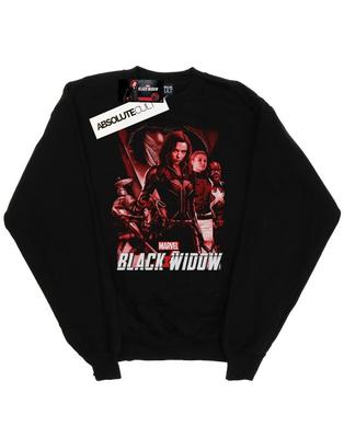 Mens Black Widow Movie Red Group Sweatshirt