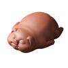 1PCS Lucky Cute Pig Statue Purple Clay Tea Pet Ornaments Desktop Handmade Crafts Chinese Boutique Tea Decoration Accessories