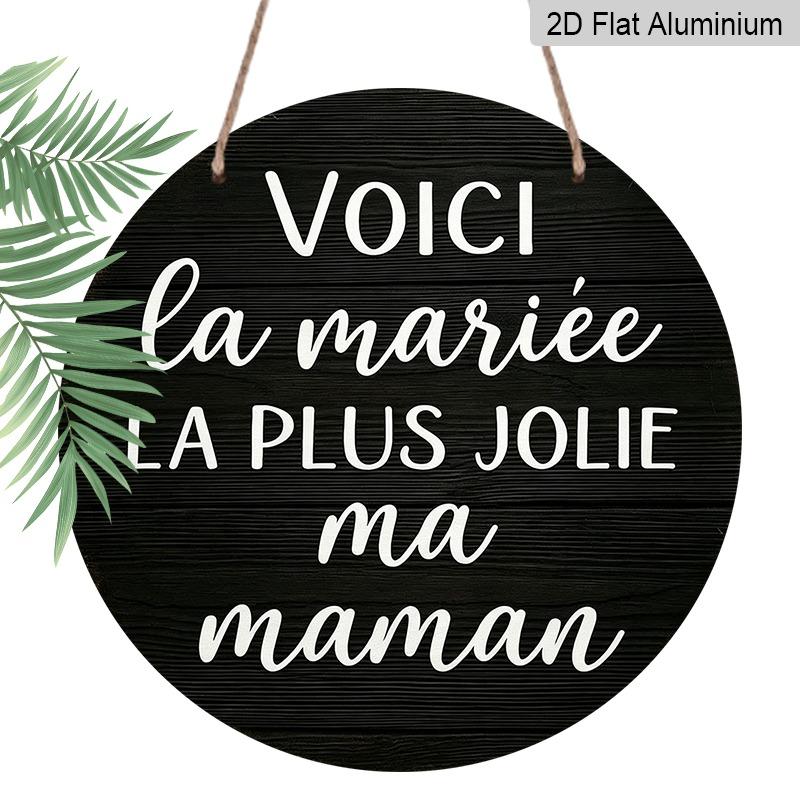 

2D Flat, Retro-style French Aluminum Wall Coverings in Various Sizes. The Theme Is Praising Mothers, Making It The Perfect Choice for Mother s Day 20*20cm