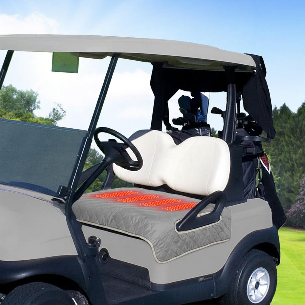 Golf Cart Seat Towel Blanket Comfortable Heated Seat Cushion Travel Sports Cart Seat Cushion Cover Golf Gifts for Men Golf Lover