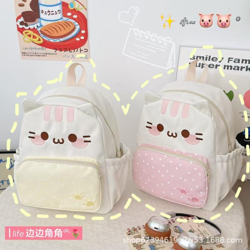 Schoolbag college style student hello kt hello kitty cartoon backpack girls backpack hellokitty schoolbag