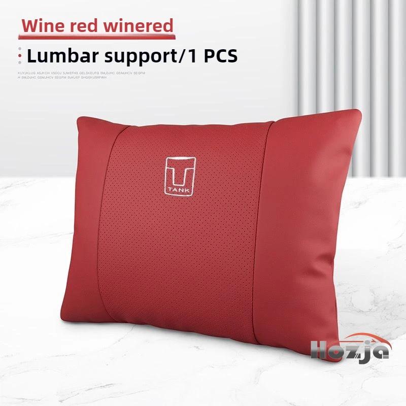 Leather Car Cushion Neck Pillow Headrest Pillow for GWM Tank 300 400 500 700 2024 2025 2026 Accessorise