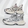 2025 Early Spring New Dad Shoes Women's Thick-soled Lightweight Soft-soled Retro Non-slip Heightening Breathable Sports and Leisure Shoes Women