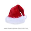 Christmas Headwear Cap Thicken Plush Perfect for the Holidays Colorful Outfits for Cosplay Santa Furry Hat