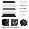 Multifunctional Car Seat Crevice Storage Box Seat Gap Slit Pocket Manager For Volvo 240 C70 S40 S50 S60 S70 S80 S90 V40 V50 V60 V90 XC40 XC60 XC90