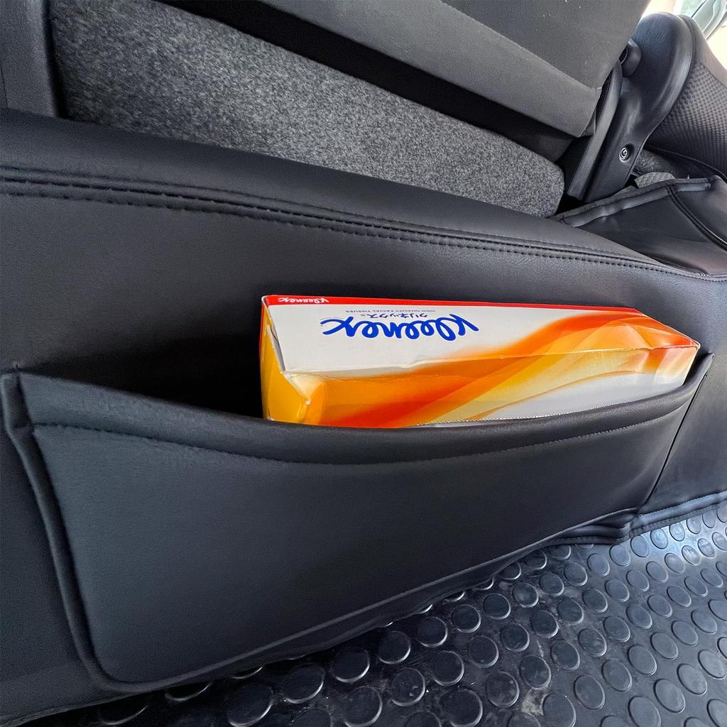 WeCar Hiace 200 Series Wide Hiace Front and Rear Deck Cover Set Black Leather 6th S-GL (2 Pieces) (1st, 2nd, 3rd, 4th, 5th, Generation)