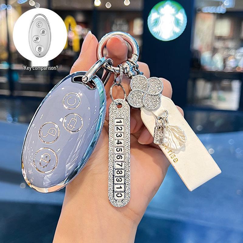 BYD Song Max/Yuan/Qin Pro/EV360/S7 Klasický kryt klíče od auta s přezkou.