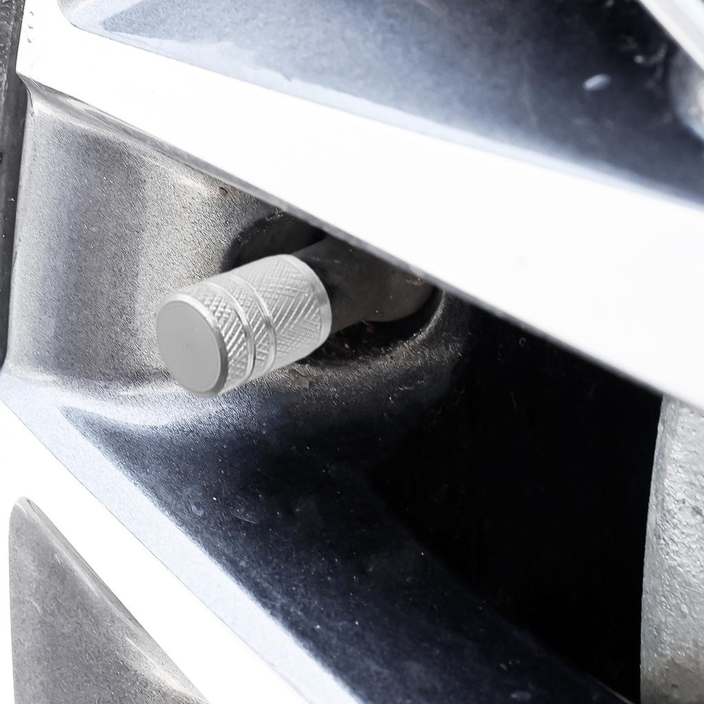 4/8Pcs Car Tire Valve Stems Caps Knurling Style Tire Valve Cap Aluminum Tire Wheel Stem Air Valve Cap Car Universal Accessories