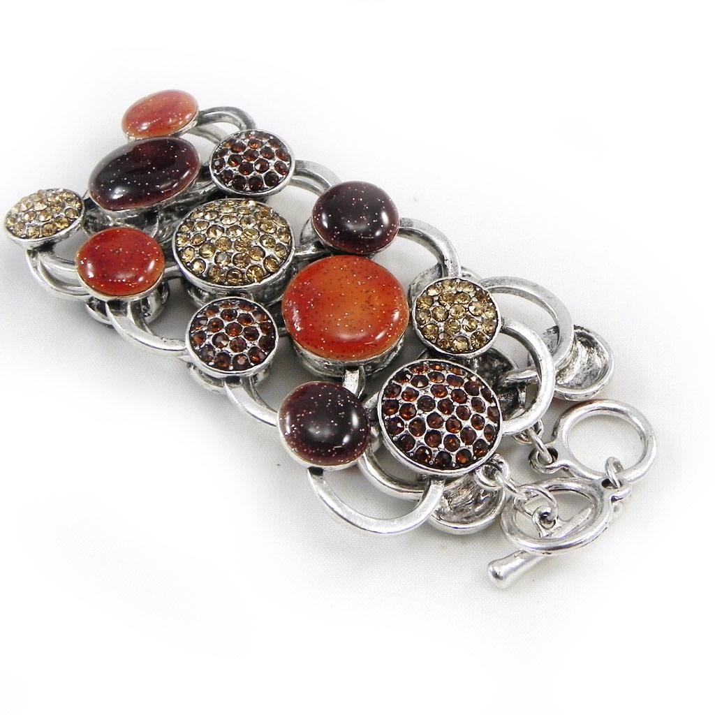 NOA [G8277] - Bracelet Créateur 'Sissi' marron