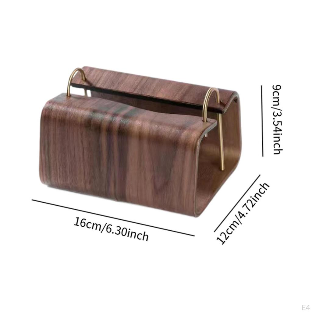 Tissue Box Cover Napkin Dispenser Facial Holder Paper for Living Room Restroom Dinner