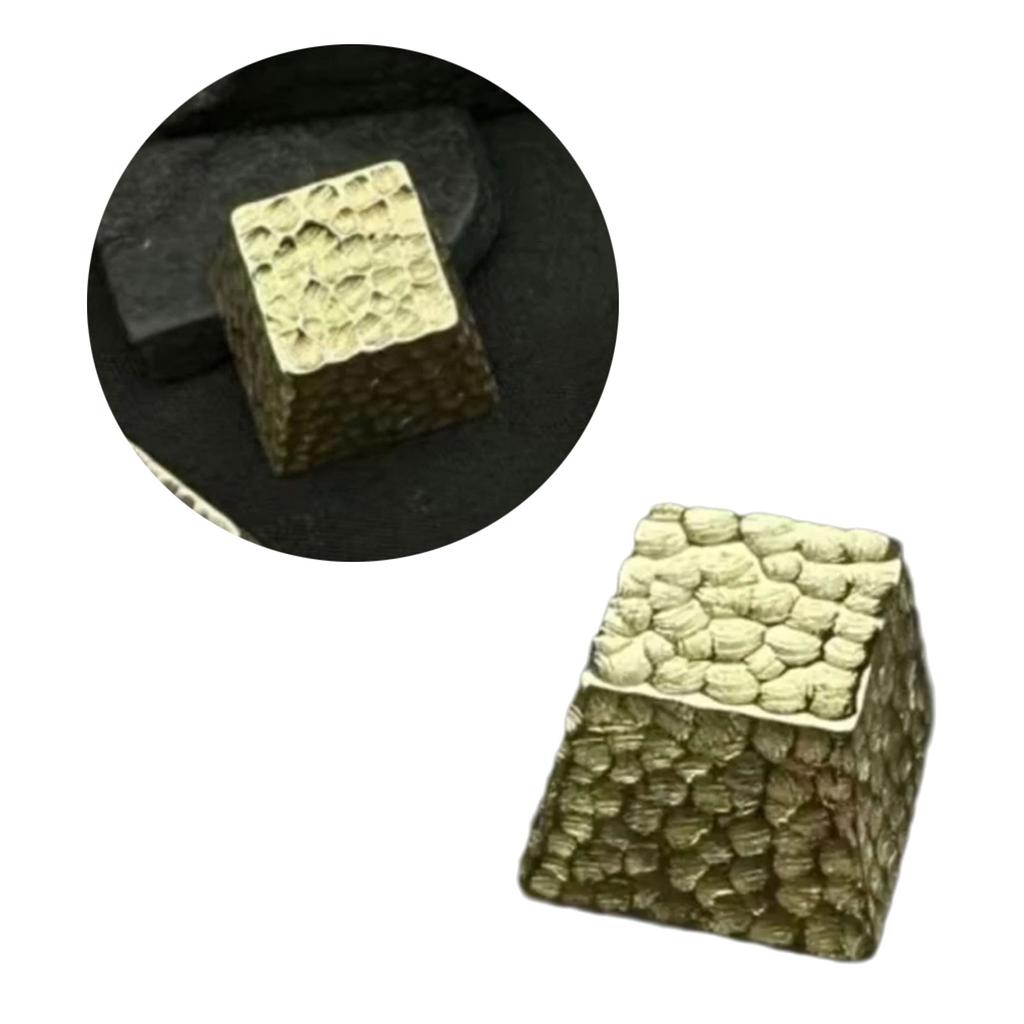 1PC Brass Meteorite Caps Cherry Profile Key Button Retro Artisan Keycap for Mechanical Keyboards Modifiers