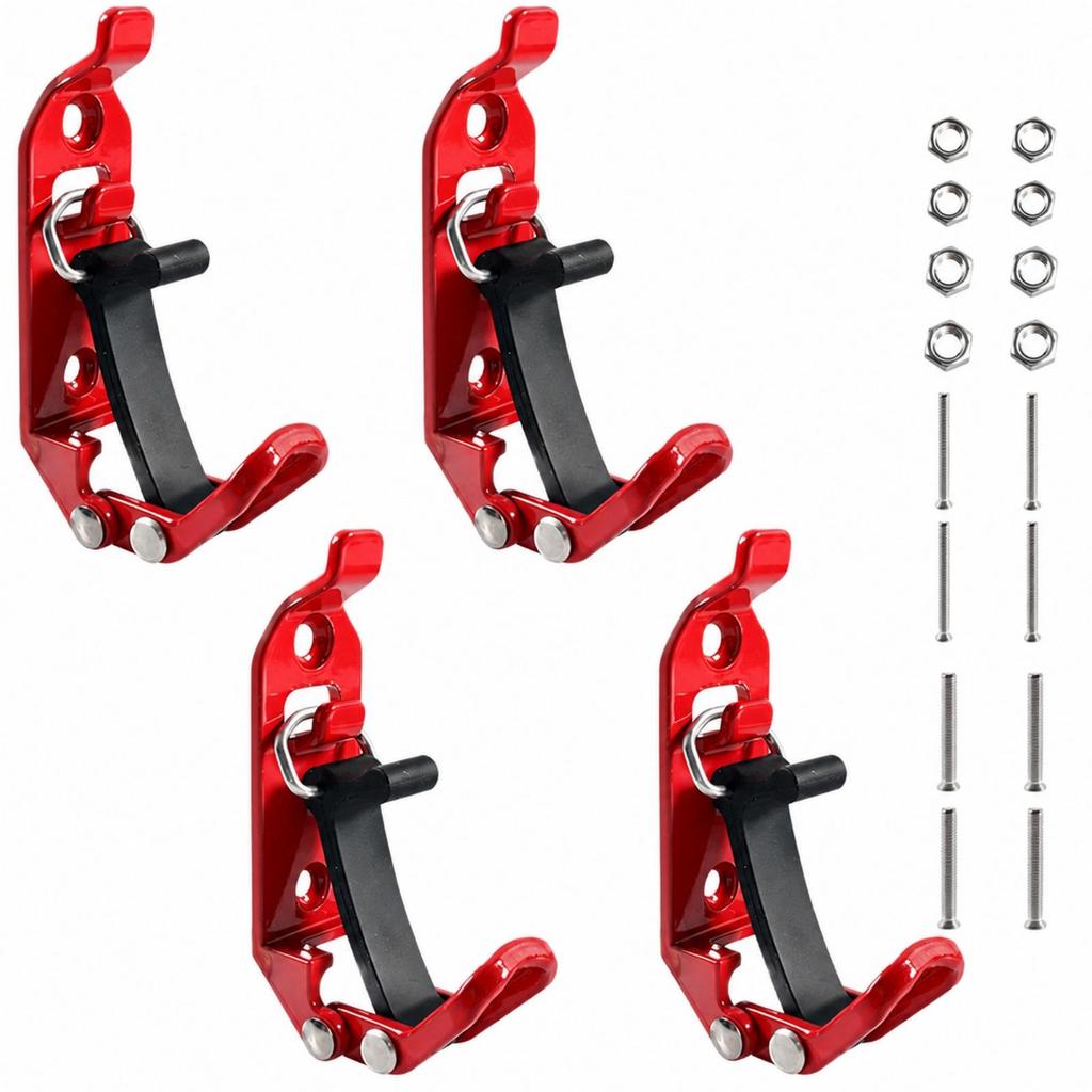 4 Pieces Roof-Rack Tool Clamp Secure Holder Space-Saving for Buses