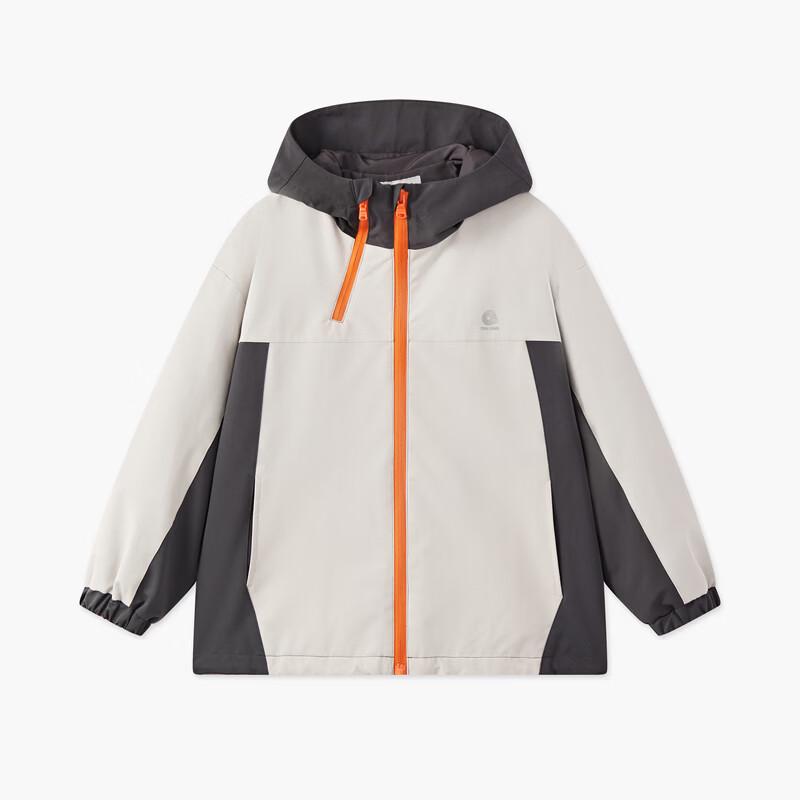 MQD Boys' Lightweight Outdoor Hooded Color-Block Jacket