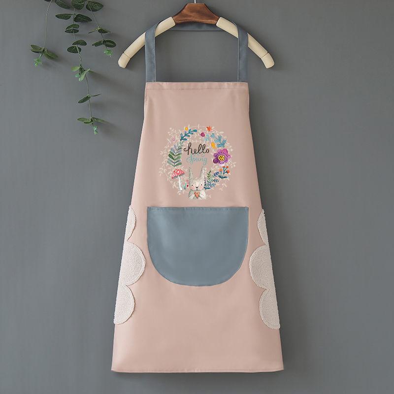 Waterproof Adult Half Apron - Oil-Proof, Dirty-Resistant, Wipable Kitchen Bib