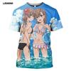 Summer Style T-Shirt Men Women T-shirt 3D Print Anime Game A Certain Scientific Railgun T Harajuku T Shirt Clothing
