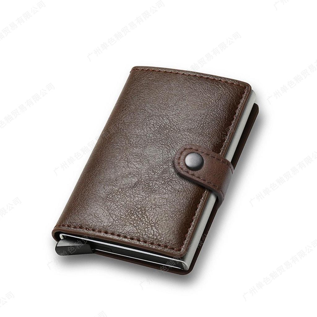 RFID Men's Anti-Theft Multi-Card Aluminum Card Holder