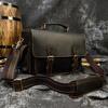 Crazy Horse Leather Slr Camera Bag Leather Messenger Bag Out Camera Protection Bag Lens Protection Gall Xjb1001