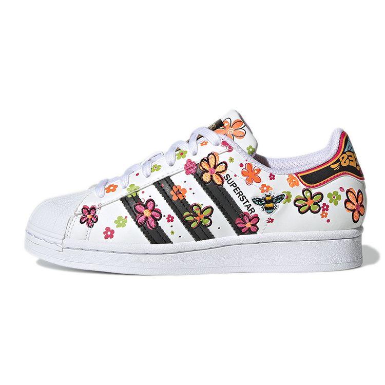 

Детские кроссовки adidas Superstar J Floral White Cloud-White Core-Black GW0832