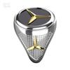 WLG4   For Mercedes Benz  LOGO Recommended Electroplated Men's Ring  Trendy Gift For Men Versatile Hand Accessory Trendy Male Accessory