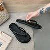 fashion Summer New Women's Flip-flops Outdoor Flat Beach Slippers Women Shoes Chain Non-Slip Women Soft Bottom Slippers Zapatos De Mujer