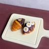 1Pcs Miniature Dollhouse Berry Ice Cream Thick Cut Toast Model Toy Fruit Bread Food Accessory For Dolls Diy Decoration Kids Gift