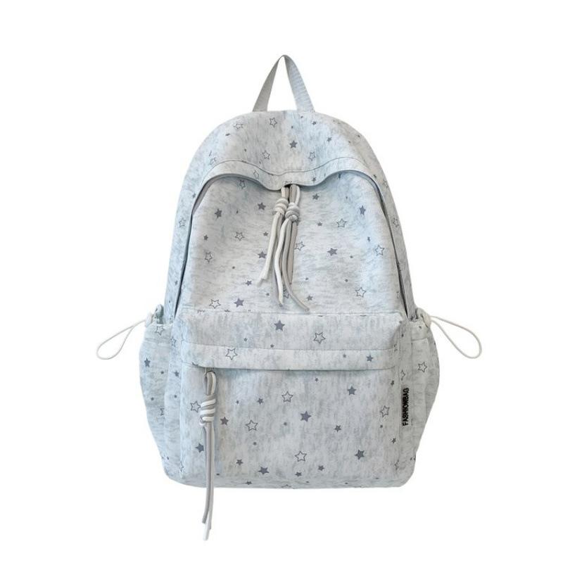 Schoolbag Schoolbag Ins Niche Korean High Value Junior High School Student Star Backpack Casual Versatile Large Capacity Backpack