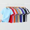 Camisa Polo de Manga Corta de Negocios Unisex Teluoman