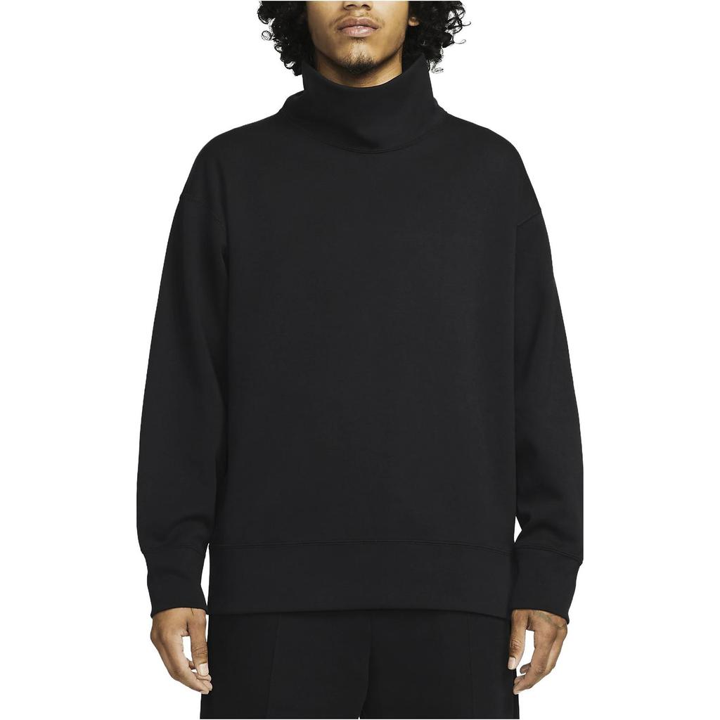 Nike Sportswear Tech Fleece Reimagined Oversized Sweatshirt Black/Black Men Streetwear FB8170-010