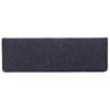 Stair Treads 15 Pcs. 65 X 21 X 4 Cm Dark Gray and Blue Rectangular Edge