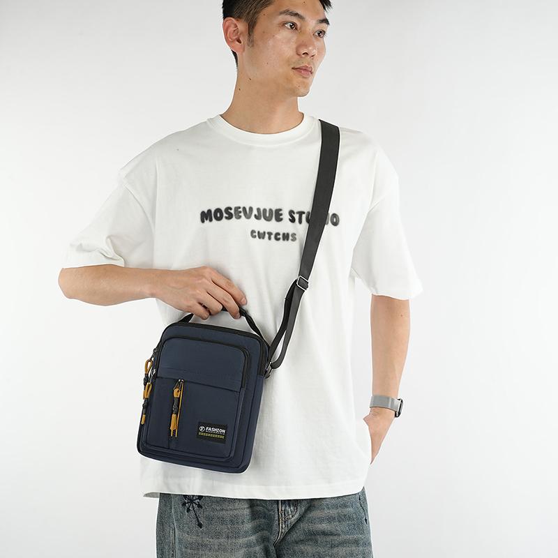 Men Crossbody Bag Single Shoulder Bags Big Capacity Storage Bag Fashion Multi-Pockets Business Crossbody Bags