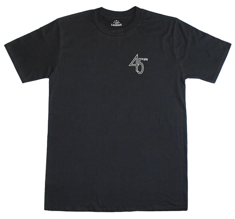 

45 rpm Vinyl Record Badge Logo Ska 2 Tone Northern Soul Regular Fit T Shirt M