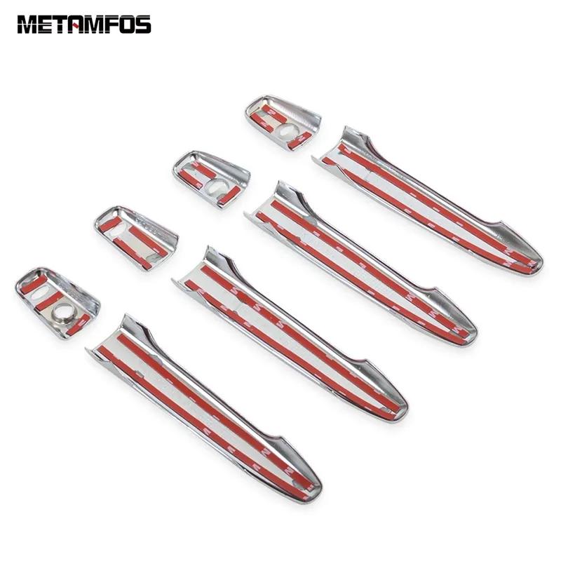For Mitsubishi Delica D:5 Chrome Side Door Handle Bowl Cover Trim Protector Exterior Accessories Car Styling
