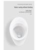 Men's Wall-Mounted Waterless Ceramic Urinal for Home