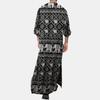 Men's Saudi Arabic Long Sleeve Robe Ramadan Muslim Dress Middle  Islamic Clothing