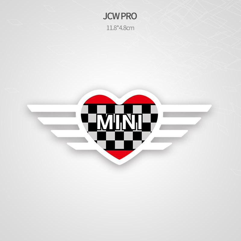 BMW mini cooper love sticker, scratch blocking sticker F56F60 body random sticker to change the decoration zbfhp66