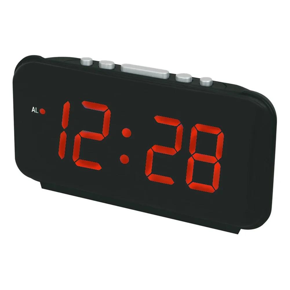 

Adjustable Alarm Function Clock Compact Design Electronic Desk Clock Creative Alarm Clock Adjustable Alarm Function червоний