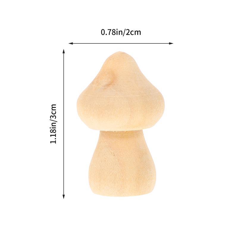10pcs Unfinished Wooden Christmas Tree Painted Crafts Peg Dolls DIY Craft Graffiti Painting Blank Nursery Ornament Xmas Decor