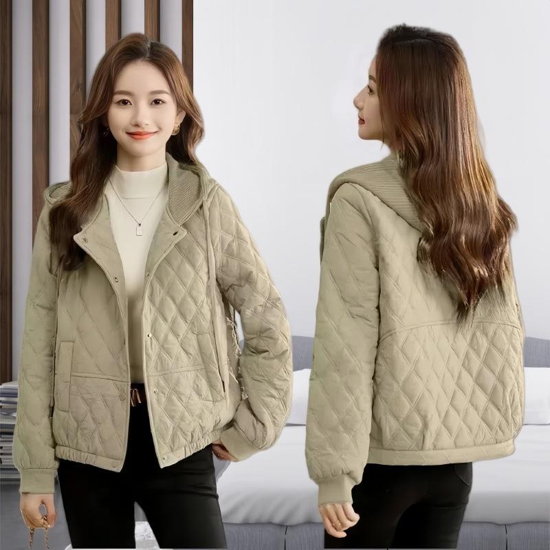 Women's short cotton-padded jacket, new padded jacket, casual loose large-size cotton-padded jacket, cotton-padded jacket tide.