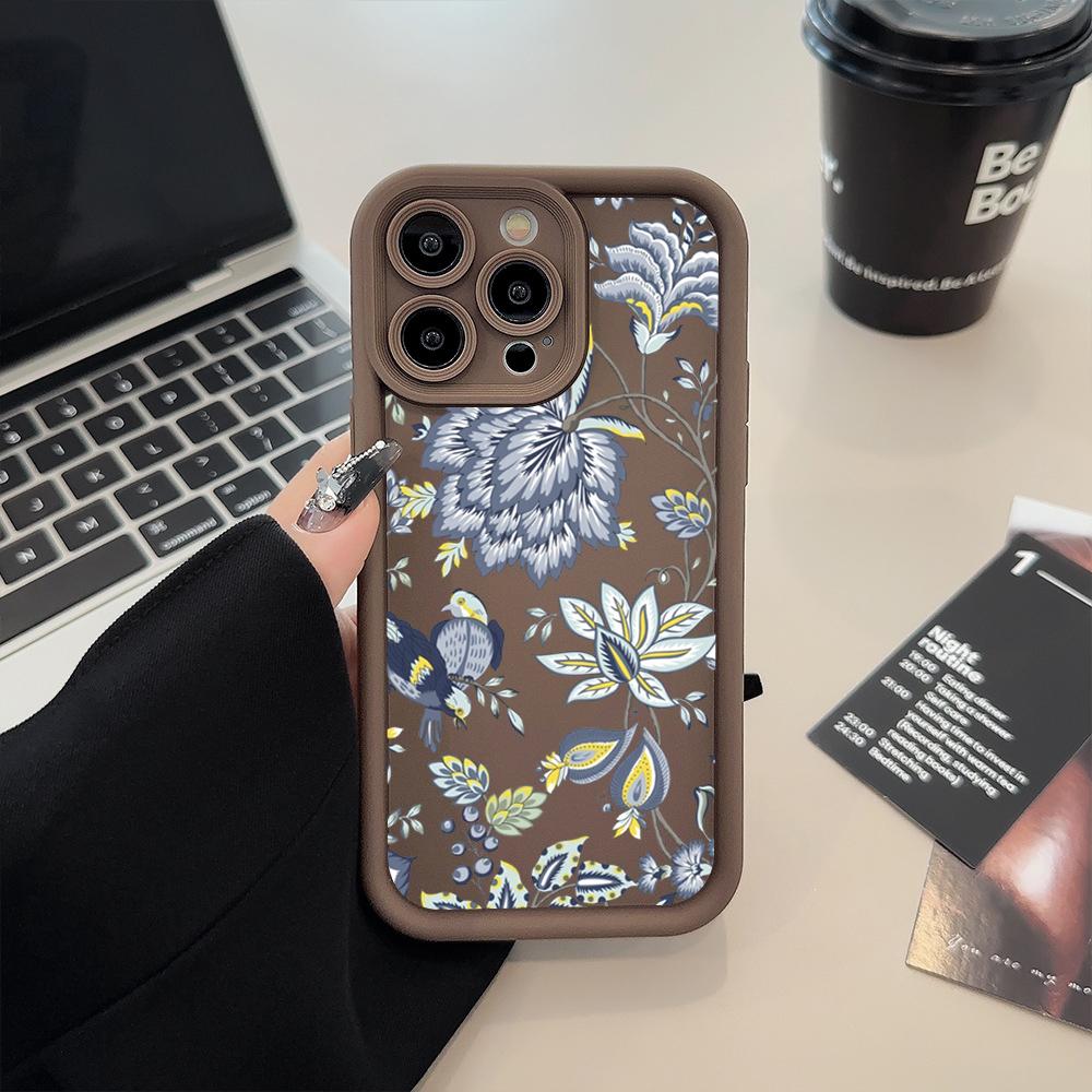 

Чехол для iPhone 17 Чехлы iPhone 16 Pro Max Чехол с цветочным принтом Чехол для телефона для iPhone 15 14 13 12 11 7 8 16 Plus 16E 17 Air Cover 7 8 SE 2020 2022