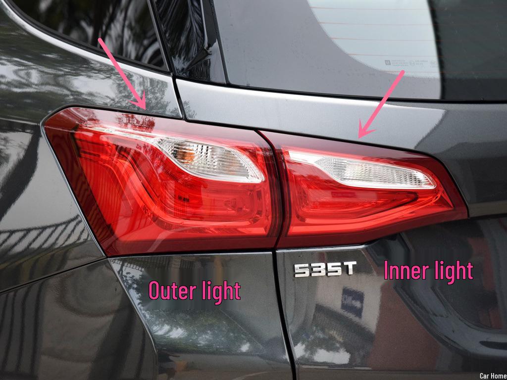 Chevrolet Equinox Rear Taillight Assembly & Brake Light for 2017-2019 Models