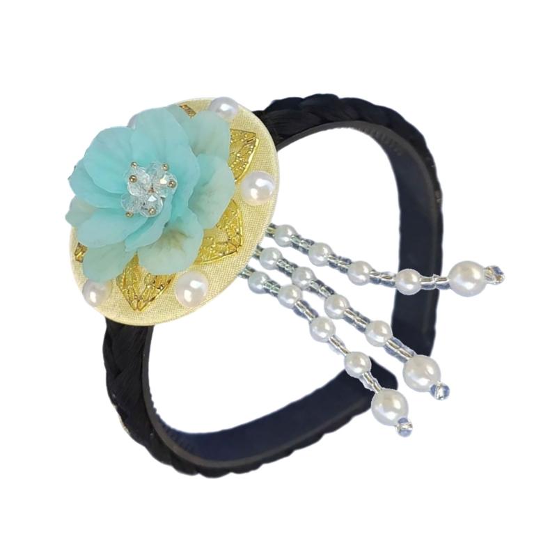 Fashionable Vibranting Korean Styles Shell Flower Hairband Portable Hair Decoration for Festivals and School Event